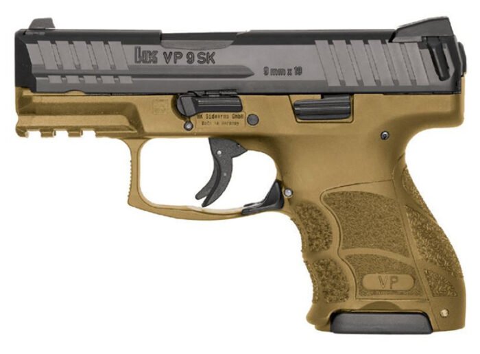 VP9SK Subcompact 9mm FDE, 1-15, 1-12 Mag