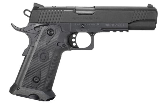 Witness 2311 5" Gov OR 45ACP Blk Far-Dot 11+1