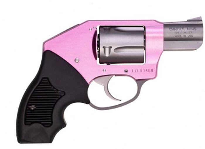 Char Off Duty Pink Ldy 32Mag 2" Pink/SS 6rd