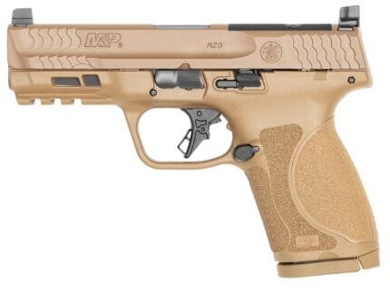 SMITH AND WESSON M&P9 M2.0 CP 9MM FDE 4" OR NTS