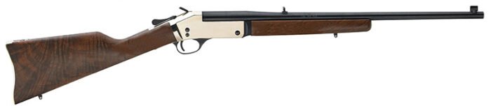 Sgl Shot Rifle.357 22"B A/S Brass Walnut