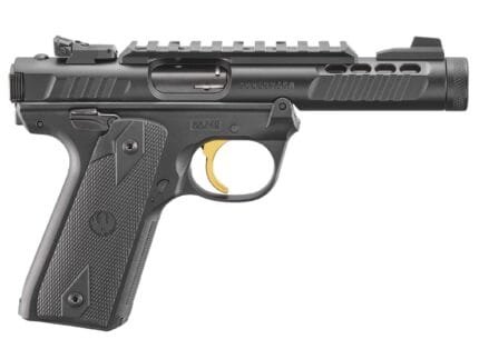 RUGER MKIV 22/45 LT 22LR BLK GLD TB