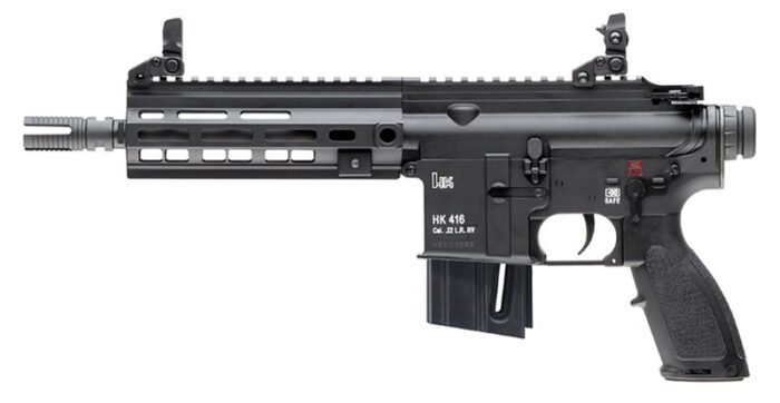 HK416 22LR 8.50" Blk W/Sights 10rd