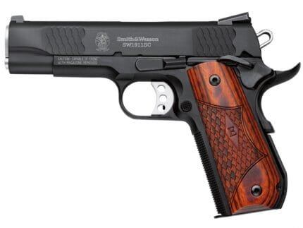 SMITH AND WESSON SW1911SC 45A 4.25" BL NS E-SER