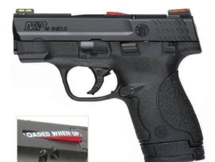 SMITH AND WESSON M&P40 SHIELD 7+1 FIB OPTIC CA