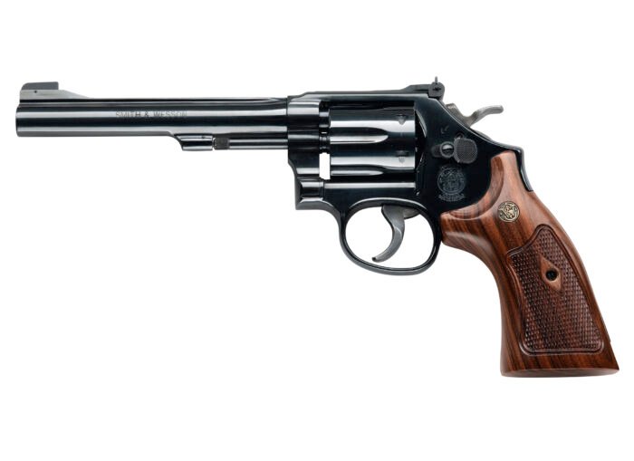 SMITH AND WESSON 48 22MAG BL/WD 6RD 6" AS