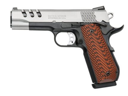 SMITH AND WESSON SW1911PCRB 45ACP 4.25" SS FS