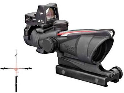 TRIJICON ACOG 4X32 RED BLSTC CRSHR .223
