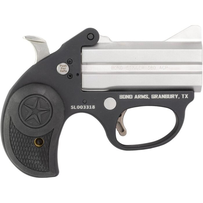 Bond Arms Stinger Lite Handgun .380 ACP 2rd 2.5" Barrel Grey with Black Grip