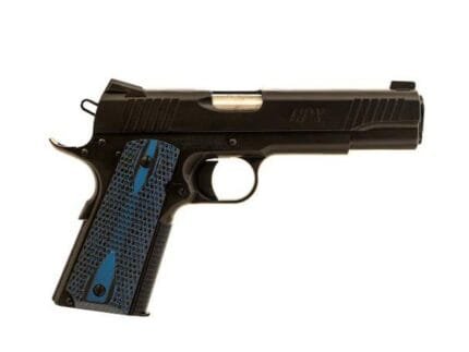 Standard Manufacturing 1911 HPX Handgun .45 ACP 8rd Magazine 5" Barrel Blue Grips