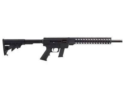 Just Right Carbine Takedown Gen3 Rifle 9mm Luger 17rd Glock Magazine 17" Threaded Barrel Adjustable Stock