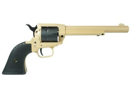 Heritage Rough Rider Steel Frame Sabre Sand Cerakote Handgun .22 LR 6rd Capacity 6.5" Barrel Polymer Black