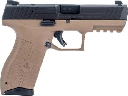 IWI Masada Handgun 9mm Luger 17rd Magazines (2) 4.1" Threaded Barrel FDE with Black Slide