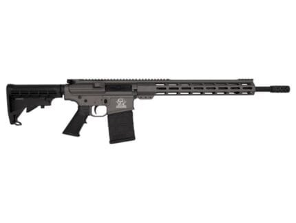 GLFA AR-15 Rifle .308 Win 10rd Magazine 18" Stainless Barrel 15" MLOK Rail Tungsten/Nitride Finish