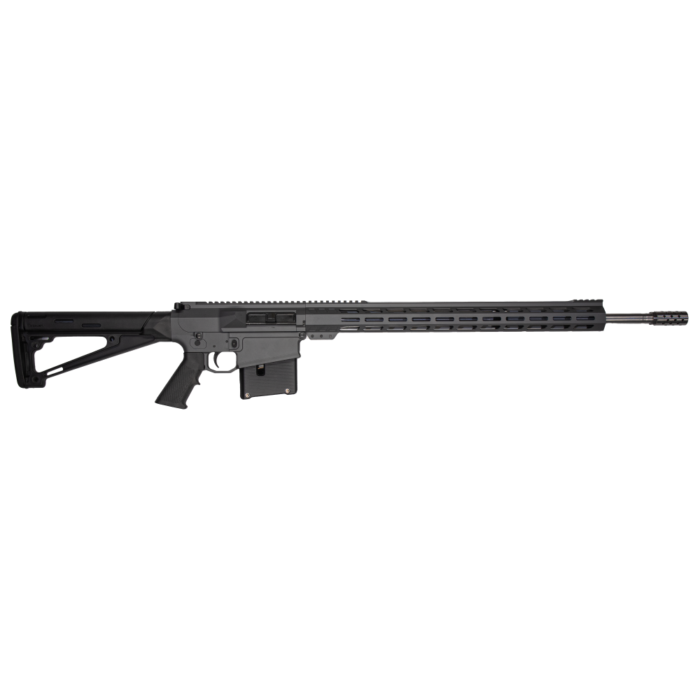 GLFA  AR Long Action Rifle 6.5 PRC 5rd Magazine 24" Barrel MLOK Handguard Sniper Grey Cerakote