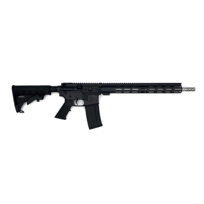 GLFA AR-15 Rifle .223 Wylde 30rd Magazine 16" Threaded Barrel Black and Stainless with 15.25" Handguard