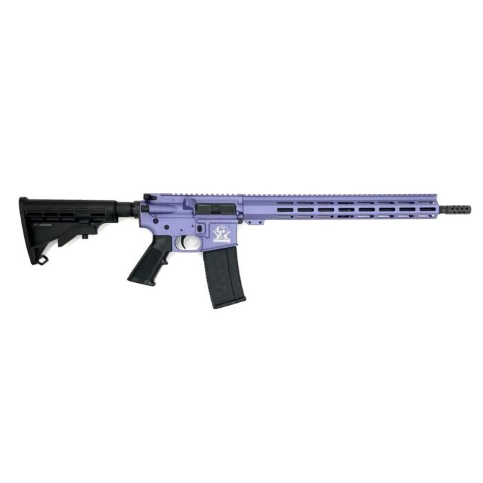 GLFA AR-15 Rifle .223 Wylde 10rd Magazine 16" Threaded Barrel Wild Orchid with 15.25" Handguard CA Compliant