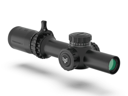 Swampfox Tomahawk II Rifle Scope 1-6x24 30mm SFP BDC Green Illum. Black