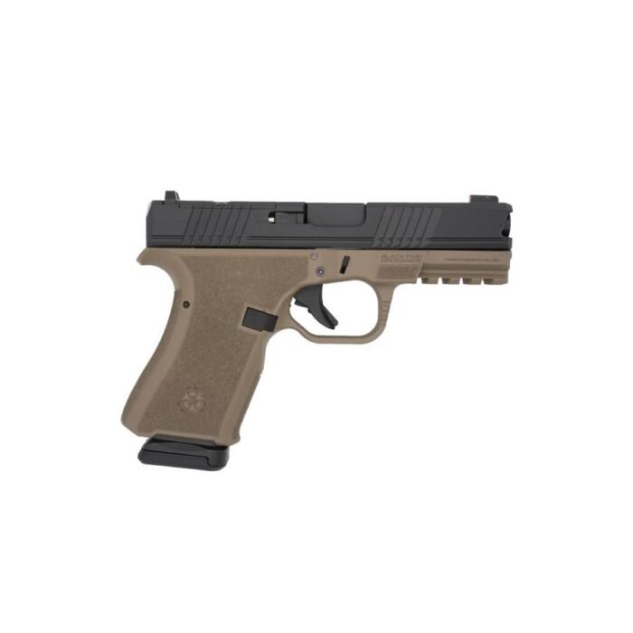 Black Rain Frontline Handgun 9mm Luger 15rd Magazine 3.75" Barrel FDE/Black Finish Optic Ready