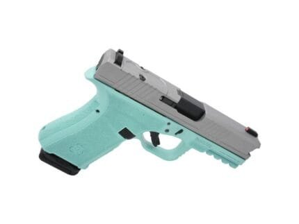 Black Rain Frontline Handgun 9mm Luger 15rd Magazine 3.75" Barrel  Robins Egg Blue/Satin Mag Finish Optic Ready