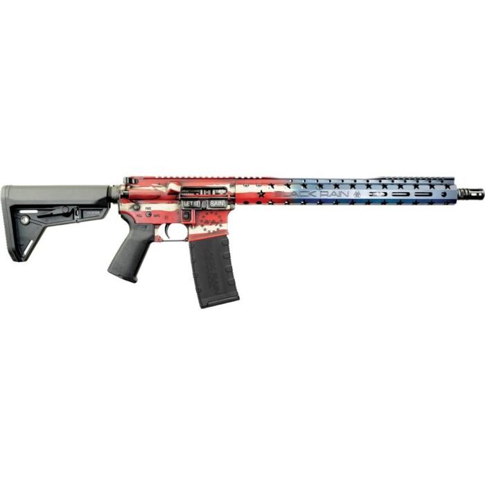 Black Rain Ordnance Spec+ Patriot Rifle 5.56mm 30rd Magazine 16" Barrel Old Glory Finish