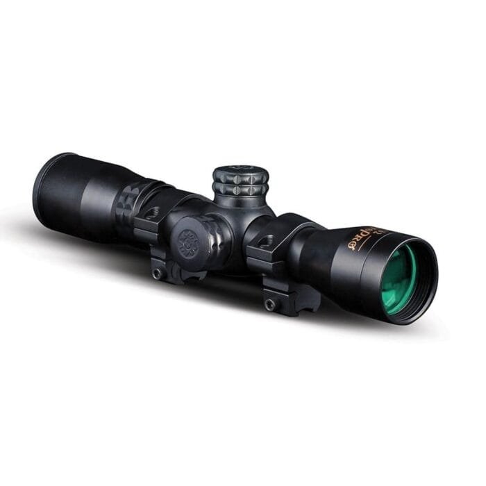 KonusPro 4x32mm Rifle Scope 30/30 Engraved Reticle Non Illuminated Matte Black