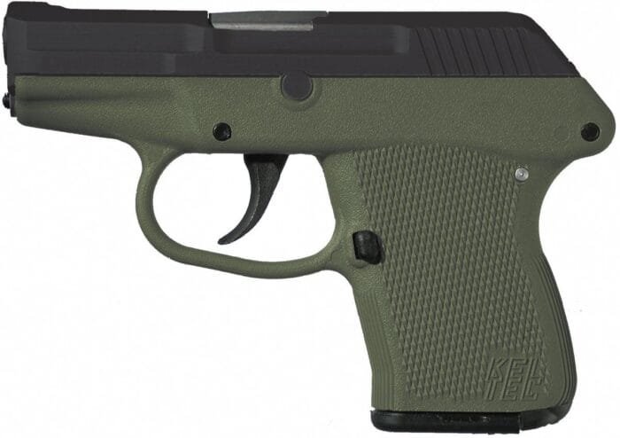 P32 .32CAL BLUED W/ GREEN GRIPS