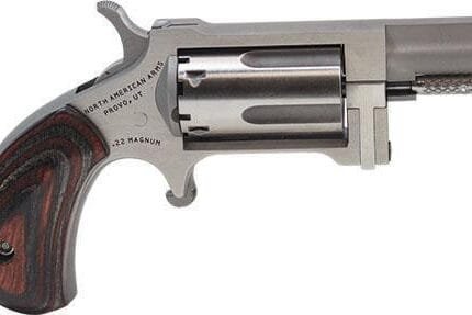 NAA Sidewinder Mini Revolver.22 WMR 1.5" Barrel Red/Black Grip