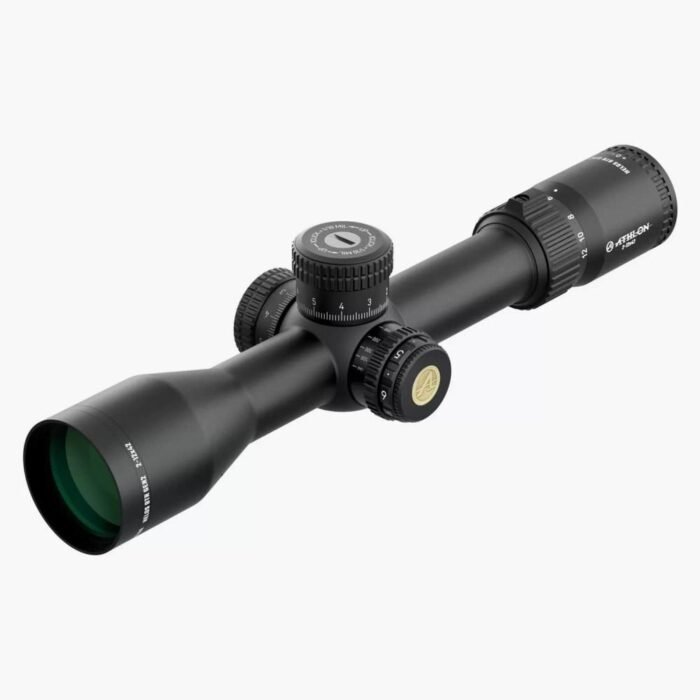 Athlon Helos BTR GEN2 Rifle Scope 2-12x42 30mm FFP AHMR2 IR MIL Illum. Black