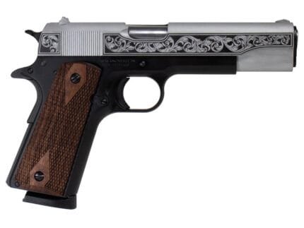 SDS Imports Tisas "Two Tone Filigree Stainless" 1911 A1 Service 45 Handgun .45 ACP 8rd Magazine 5" Barrel