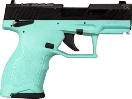 Taurus TX22 Compact Handgun .22 LR 10rd Magazines (2) 3.6" Barrel Cyan and Black