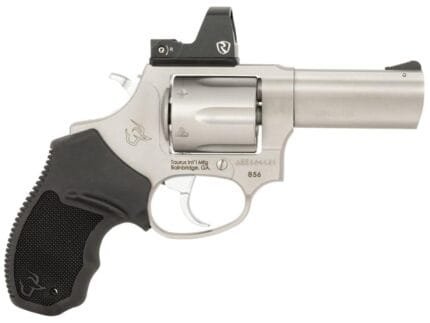Taurus 856 TORO Handgun 38 Spl 6rd Capacity 3" Barrel Silver with Black Grip Red Dot Ready