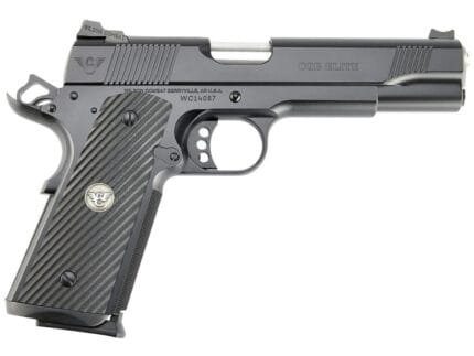 Wilson Combat CQB Elite Full Size Handgun .45 ACP 8rd Magazines (2) 5" Barrel Black Armor-Tuff Ambidextrous Safety