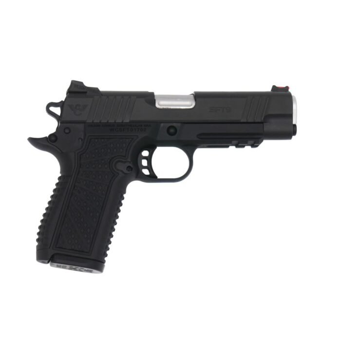 Wilson Combat SFT9 Double-Stack Commander Handgun 9mm Luger 15rd Magazines (2) 4.25" Barrel Black Lightrail Frame