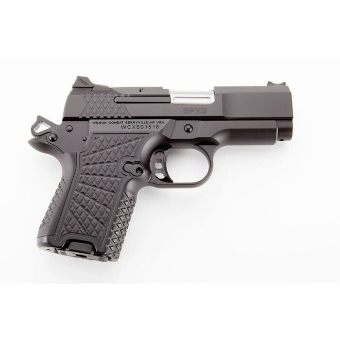 Wilson Combat SFX9 Double-Stack Sub-Compact Handgun 9mm Luger 10rd Magazines (2) 3.25" Barrel Black Non-Lightrail Frame Ambidextrous Safety