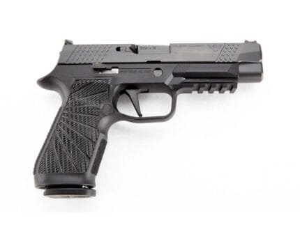 Wilson Combat/SIG P320 Full-Size Handgun 9mm Luger 17rd Magazines (2) 4.7" Barrel Black Grip Module Action Tune Straight Trigger