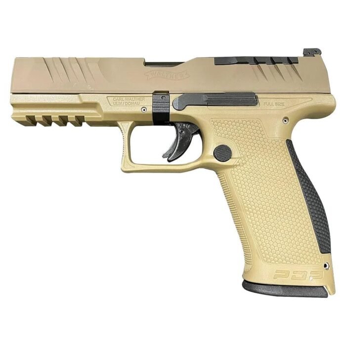 Walther PDP FDE Full Size Handgun 9mm Luger 18rd Magazines(2) 4.5" Barrel