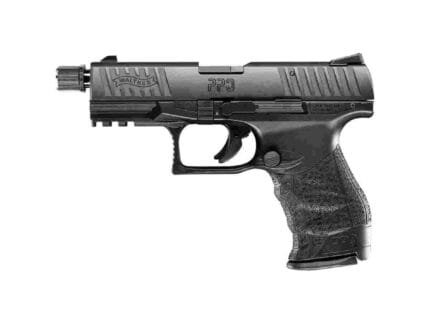 Walther Arms PPQ 22 SD Handgun .22 LR 12/rd Magazine 4" Threaded Barrel Black