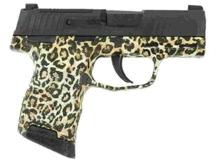 Sig Sauer "Leopard Print" P365 Optic Ready Handgun 9mm Luger 10rd Magazines(2) 3.1" Barrel X-RAY 3 Sights Manual Safety