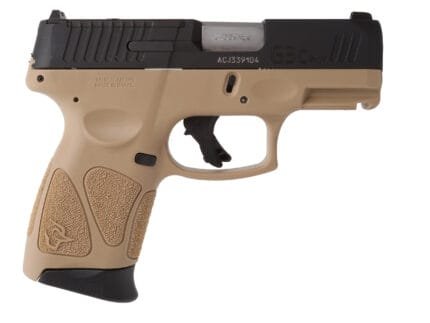 TAURUS G3C 9MM BLK/TAN 3.2" 12+1 OR