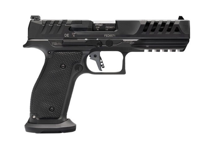 PDP 9mm 5"Mat SF 3-10rd Perf Trig,ST Slide Serr