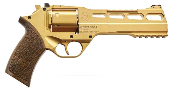 RHINO Rev.60DS 357Mag 6"GoldMoonClp 6Rd