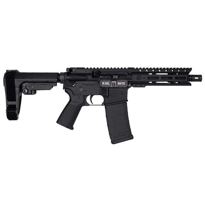 Diamondback Firearms Carbon DB-15 5.56 NATO Semi-Auto Pistol - Black | 7" Threaded Barrel | SBA3 Arm Brace |1x30rd Mag