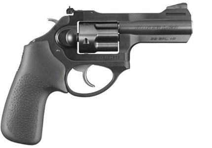 RUGER LCRX 38SPC+P BLK 3" HOGUE GP