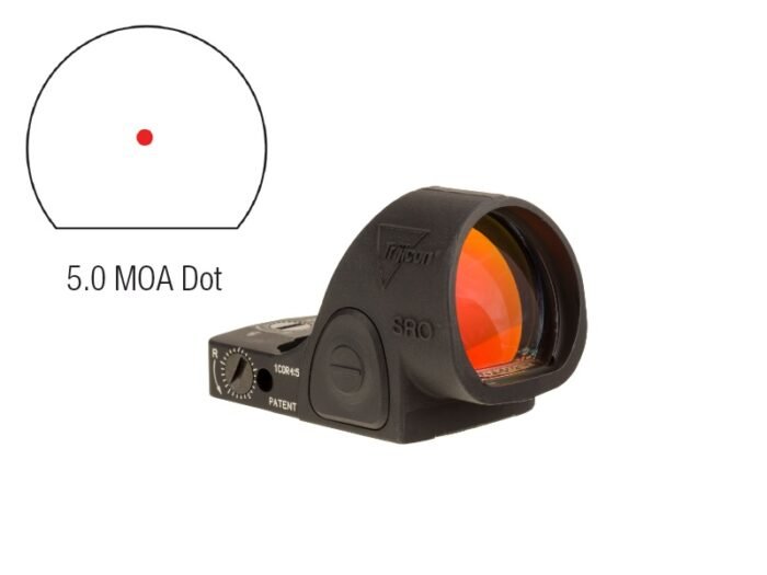 TRIJICON SRO ADJ SIGHT LED 5MOA RED