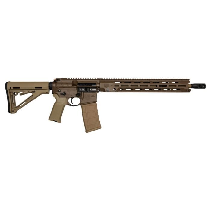 Diamondback Obsidian DB15 AR Rifle - Brown | 5.56NATO | 16" Barrel | 15" M-LOK Handguard