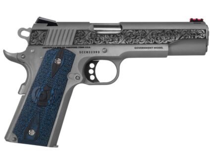 Colt Competition Model "Filigree Slide" Handgun .45 ACP 8rd Magazine 5" Barrel Stainless Frame