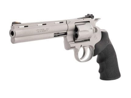 Colt Python 357 Handgun .357 Mag 6rd Capacity 6" Barrel Matte Stainless with Black Hogue Grips