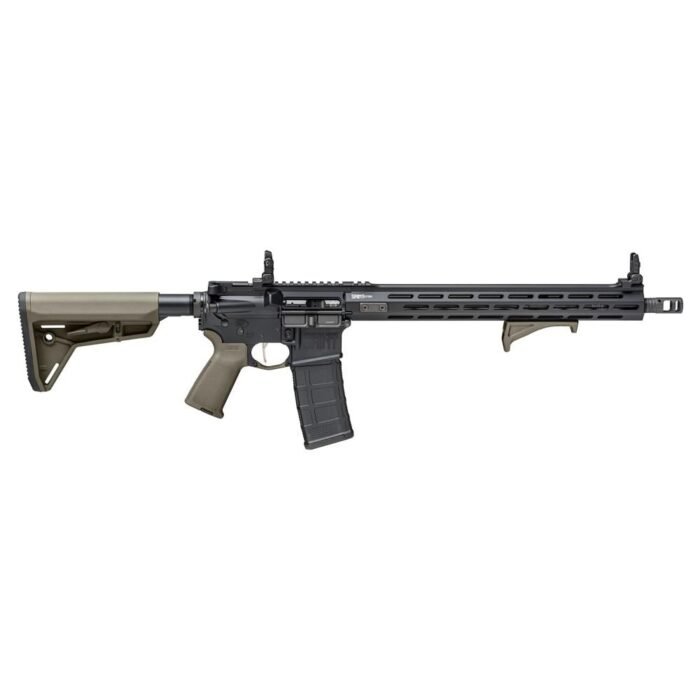 Springfield Armory Saint Victor AR-15 Rifle 5.56x45mm NATO 30rd Magazine 16" Barrel OD Green and Black