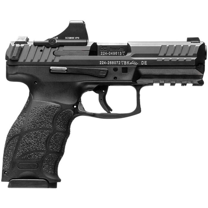 H&K VP9 Handgun 9mm Luger 17rd Magazine 4.09" Barrel Black with Holosun SCS Red Dot Sight